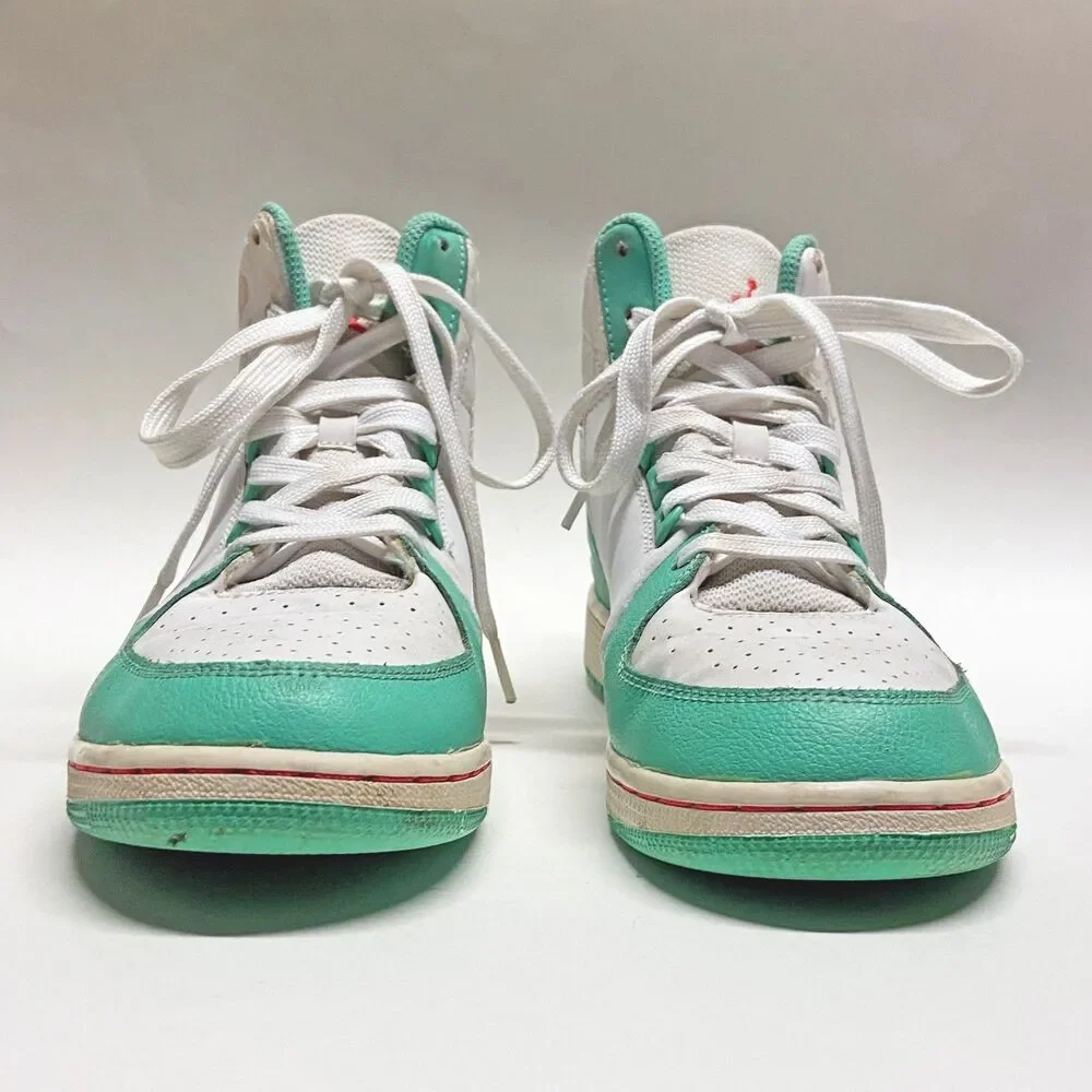 Nike Jordan 1 Flight 3 Premium GG Sneakers Size 7Y White Verde Green 729519-100
